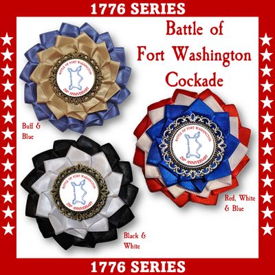 Battle of Fort Washington Cockade