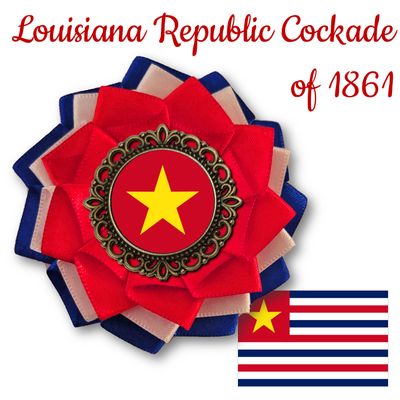 Louisiana Republic Cockade