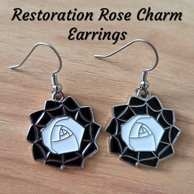 Daughters Advocating Restoration Rose Charm Earrings