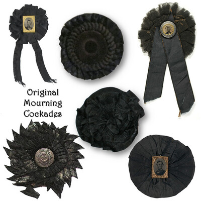 Custom Lace Mourning Cockade
