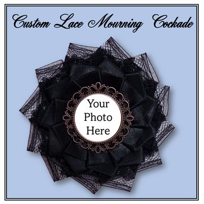 Custom Lace Mourning Cockade