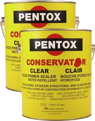 $71.47/gln., Pentox® Conservat•r® Clear/ Clair prod, #1025, 2 gallons, 3.78L x 2, promo code: 4GALLONS