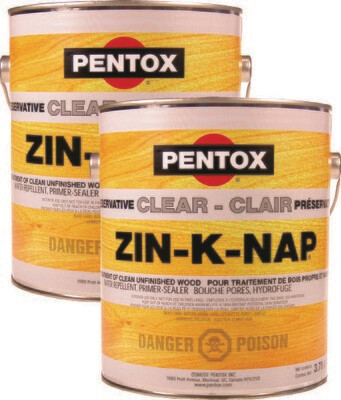 $46.48/gln., Pentox® Zin-K-Nap® prod. #1015, 2 gallons, 3.78L x 2. Promo code: 4GALLONS