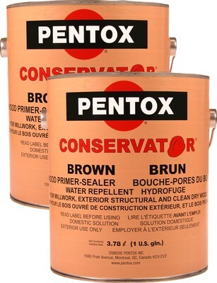 $80.48/gln., PENTOX® Conservat•r® Brown/BRUN prod. #1045, 2 gallons, 3.78L x 2, promo code: 4GALLONS