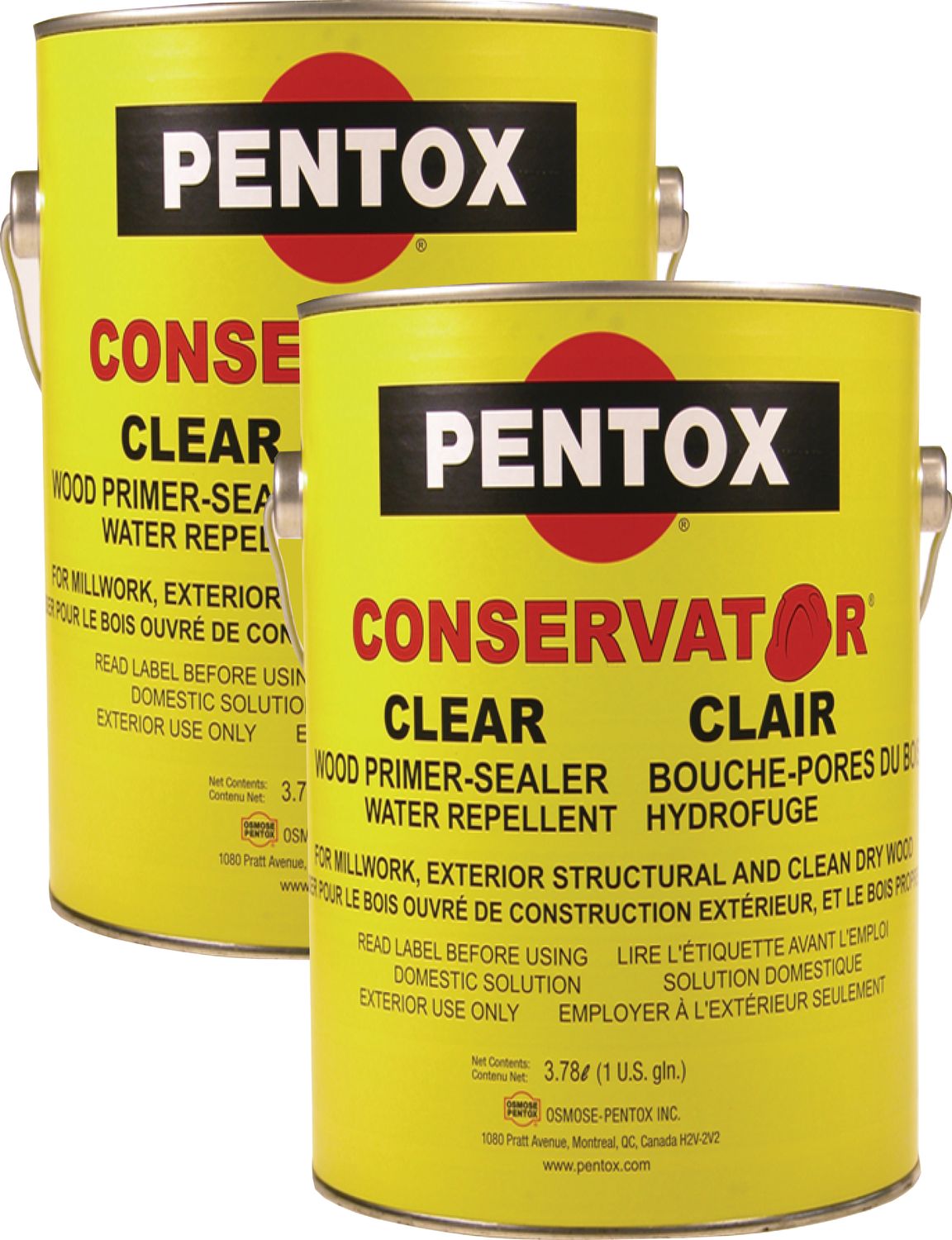 Pentox® Conservat•r® Clear prd. Wood Protection, two gallons