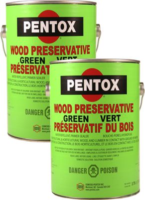 Pentox® Green Wood Preservative prd., two gallons