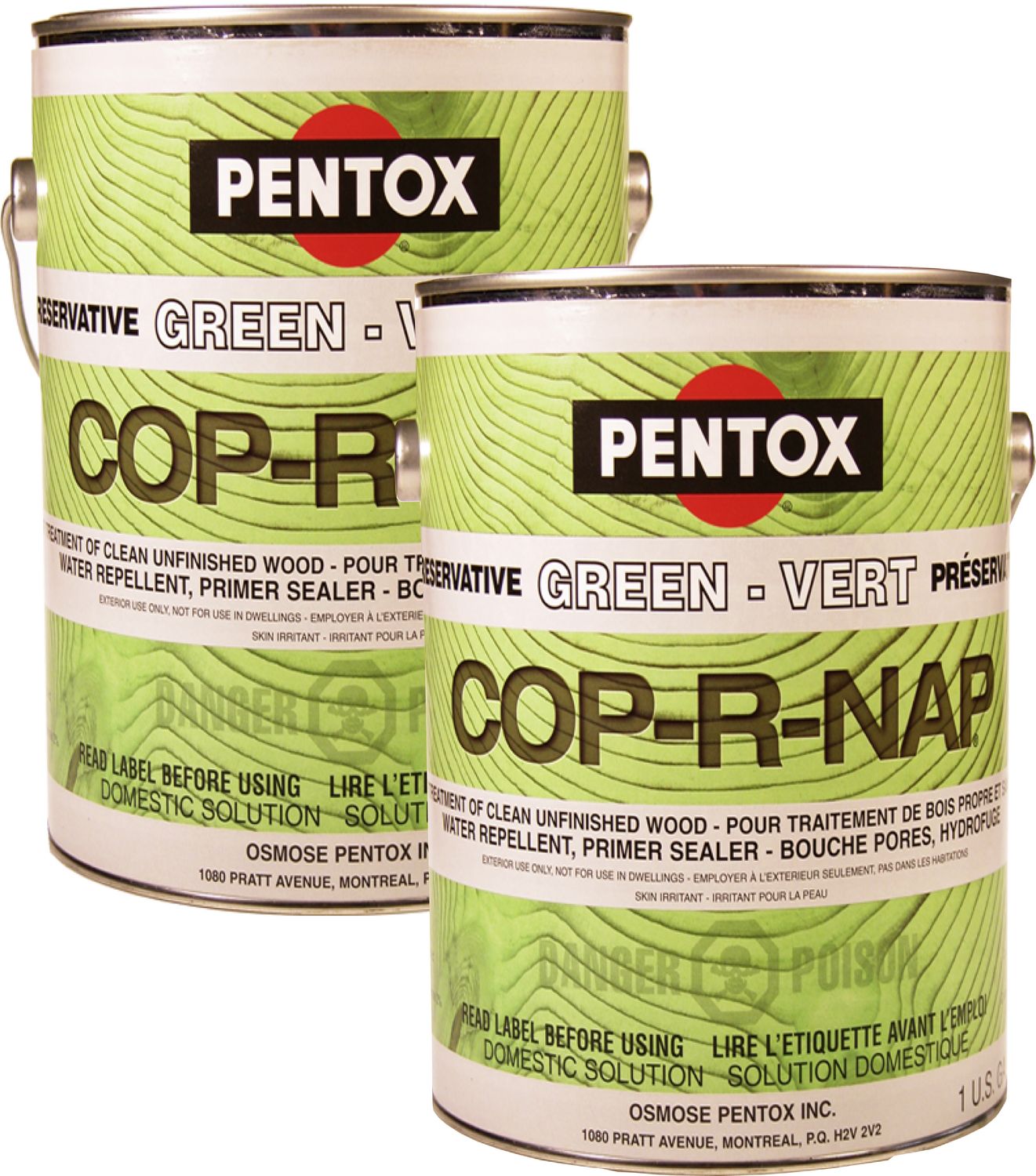 Pentox® Cop-R-Nap® Wood Preservative prd., two gallons