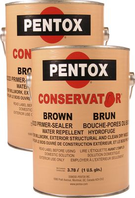 PENTOX® Conservat•r® Brown prd. Wood Protection, two gallons