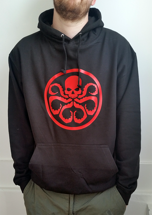Marvel Hydra Logo adults hoodie size S-XXL available in 3 colours