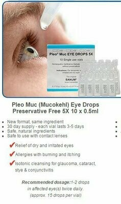 Sanum Pleo MUC Eye Drops by Biomed