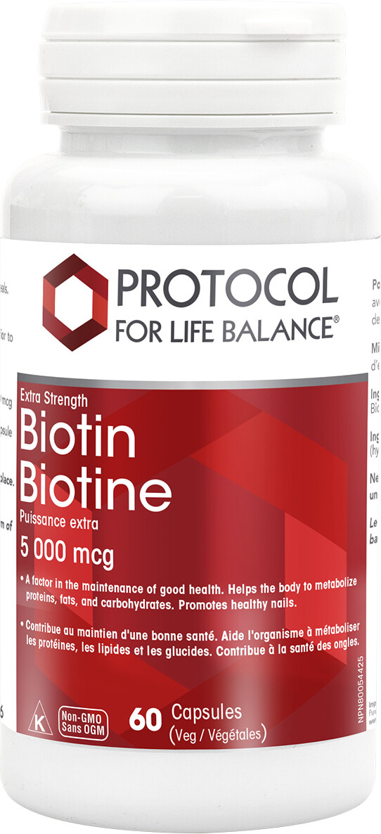 Biotin by Protocol for Life Balance