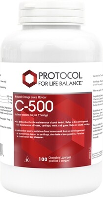 C-500 Chewable by Protocol for Life Balance