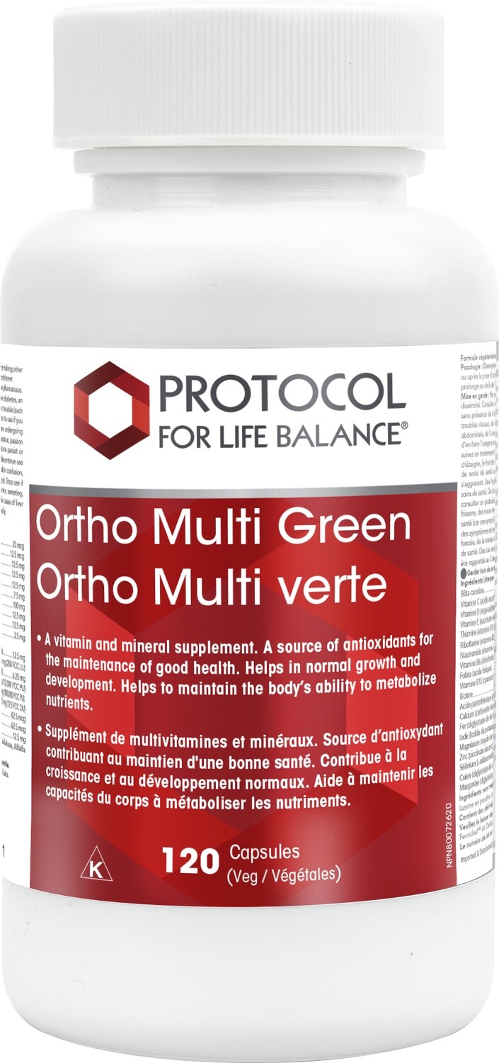 Ortho Multi Green by Protocol for Life Balance