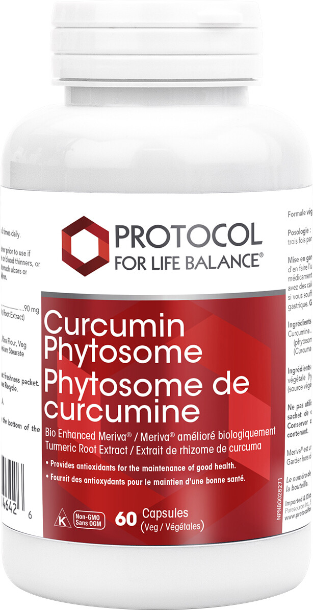 Curcumin Phytosome by Protocol for Life Balance