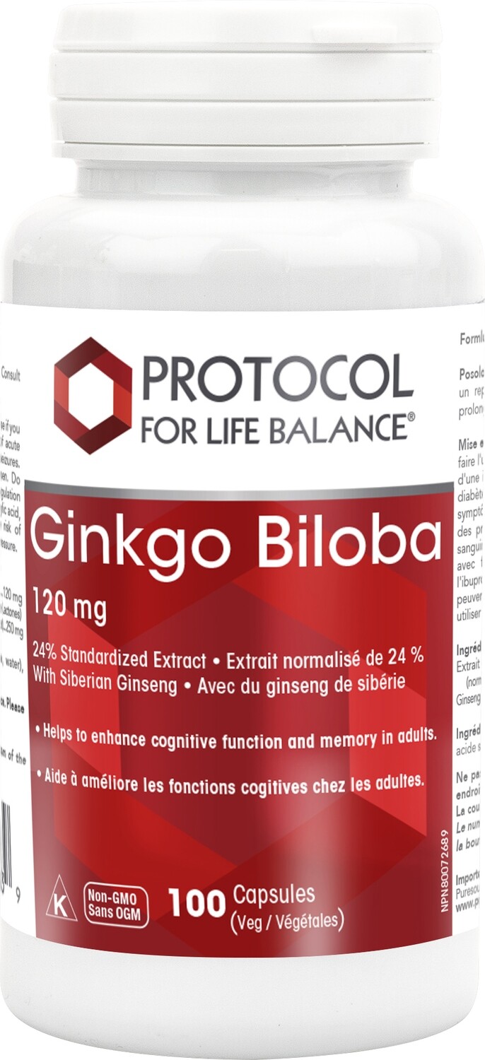 Ginkgo Biloba by Protocol for Life Balance