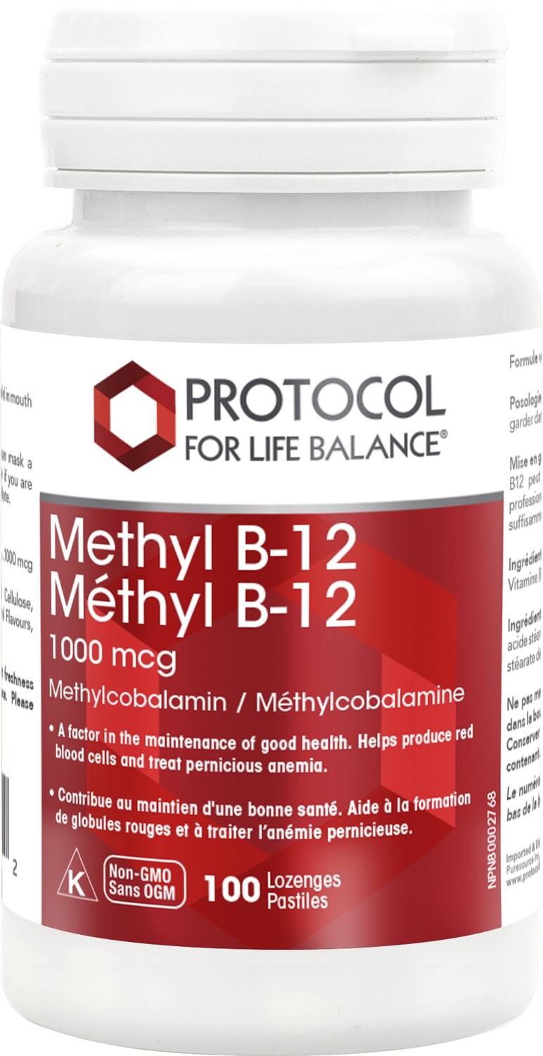 B-12 1000 mcg by Protocol for Life Balance