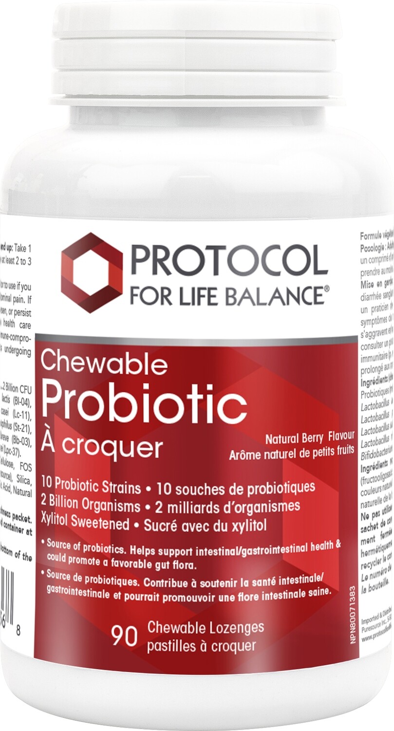 Chewable Probiotics by Protocol for Life Balance