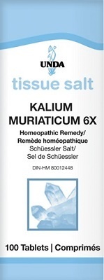 Tissue Salt - Kalium Muriaticum by Unda