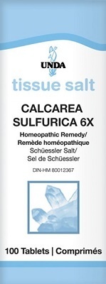 Tissue Salt - Calcarea Sulfurica by Unda