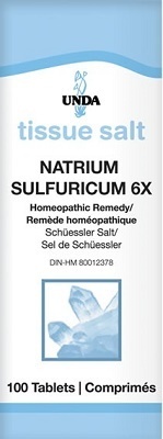 Tissue Salt - Natrium Sulfuricum by Unda