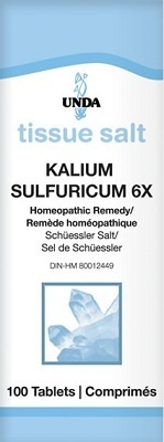 Tissue Salt - Kalium Sulfuricum by Unda