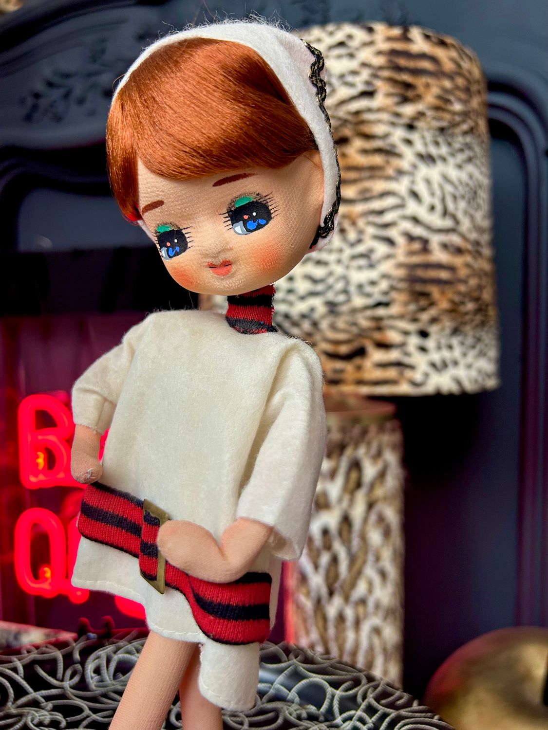 1960s Japan Kitsch Stockinette Mod Pose Bradley ‘LANA’ Collectable Doll 12”