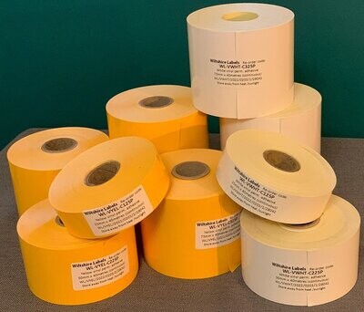 Continuous vinyl on 25mm cores