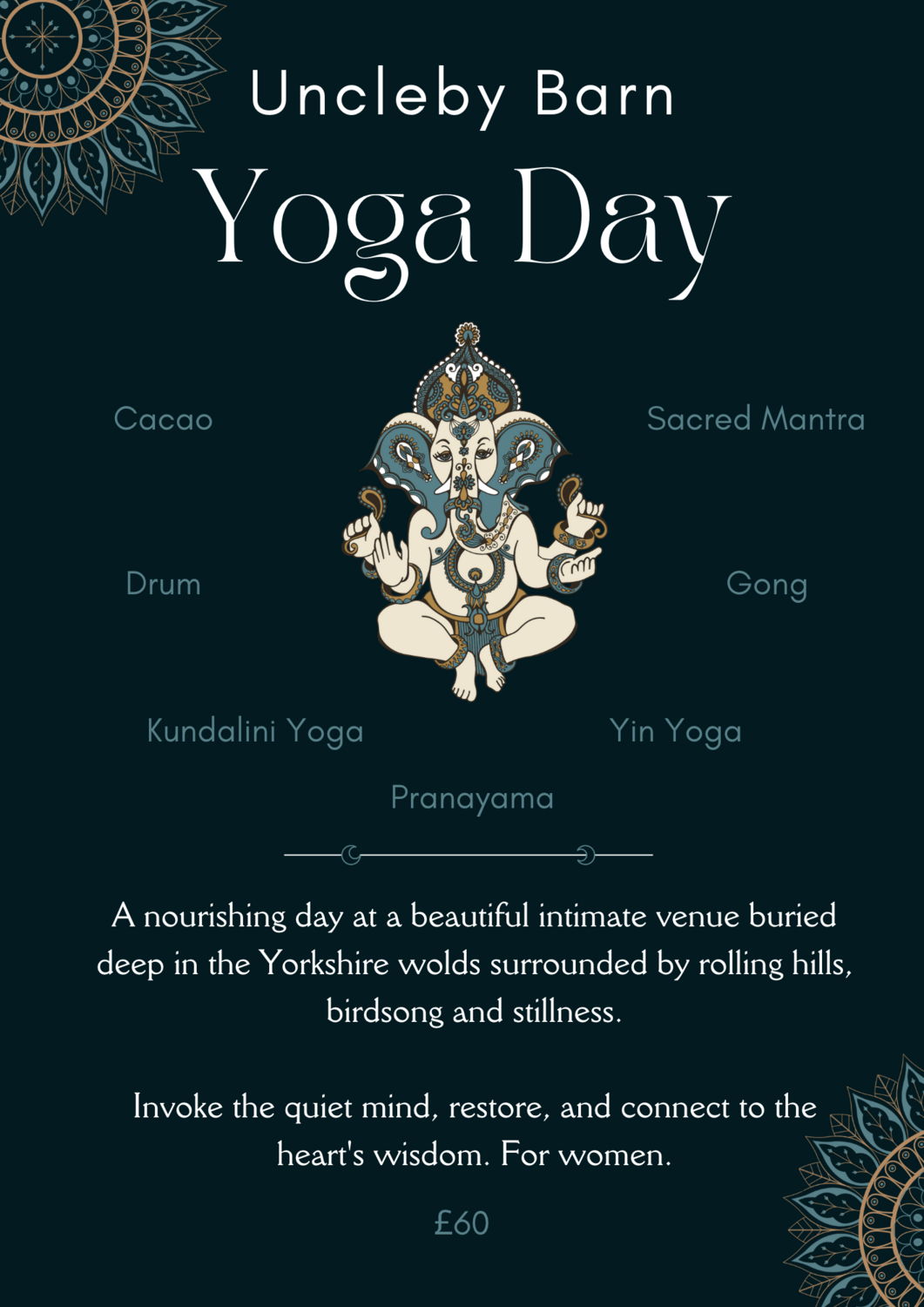 Yoga Day at Uncleby Barn, Sun 27 Oct 2024