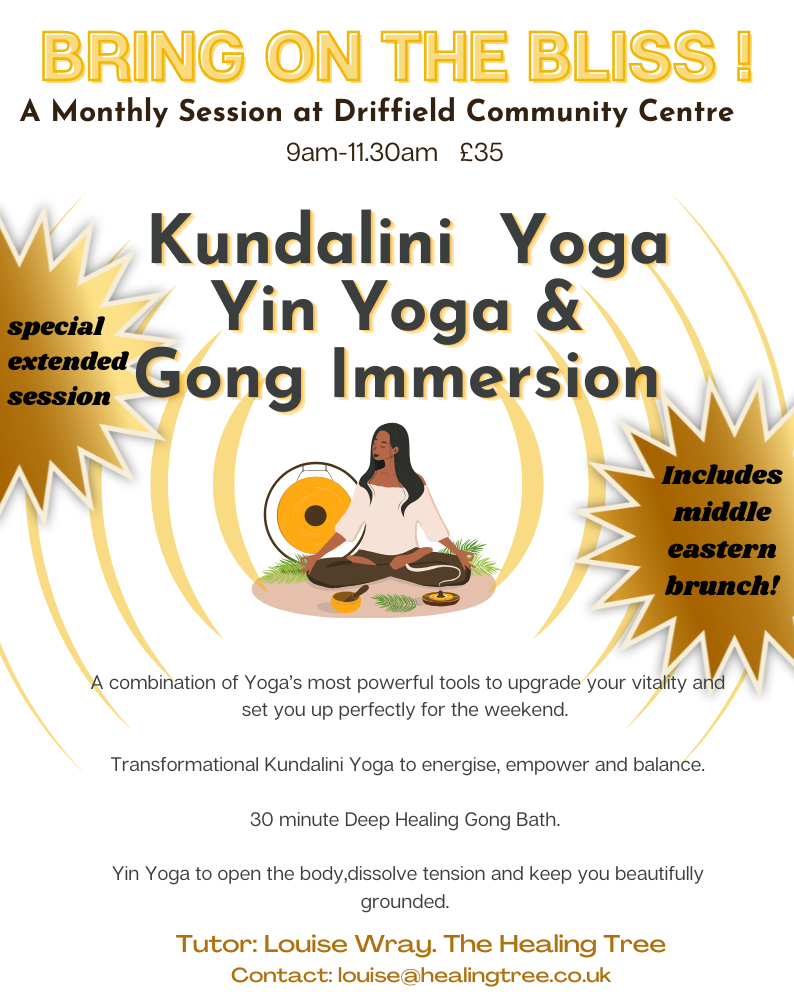 Kundalini Yoga, Yin Yoga, and Gong Immersion, Extended Social with Brunch, IN-PERSON, Sat 1 Nov 2025