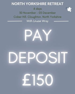 Cober Hill Retreat, 30 Nov - 3 Dec 2025, DEPOSIT ONLY