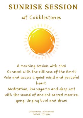 Sunrise Session, Wed 5 Nov 2025
