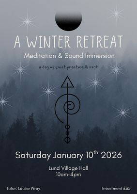 Winter Retreat at Lund Village Hall, Sat 10 Jan 2026