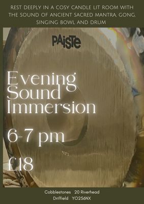 Evening Sound Immersion, Fri 30 Jan 2026