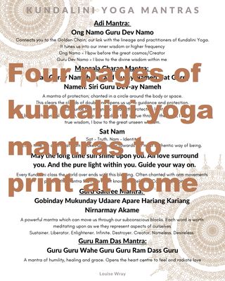 Kundalini Yoga Mantras