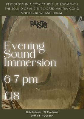 Evening Sound Immersion, Fri 12 Jun 2026