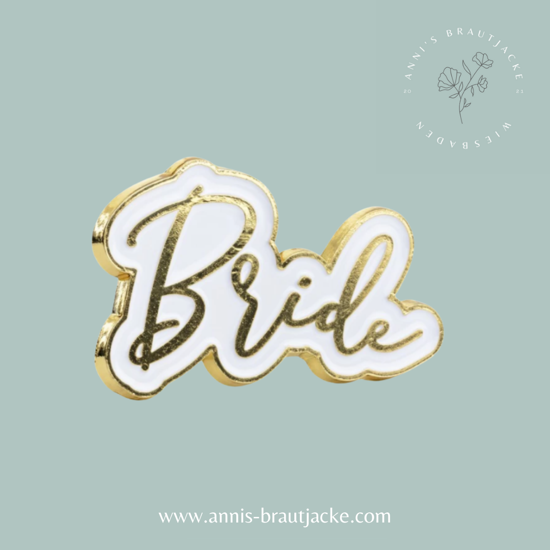 Ansteck-Pin &quot;Bride&quot;