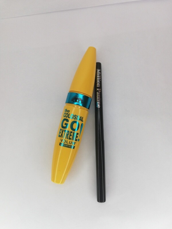 VOLUM&#39;Mascara Set: 1x Mascara 1x Black Pencil Liner