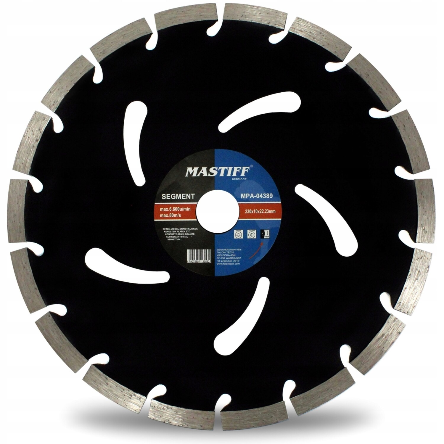 Diamond cutting disc 230mm