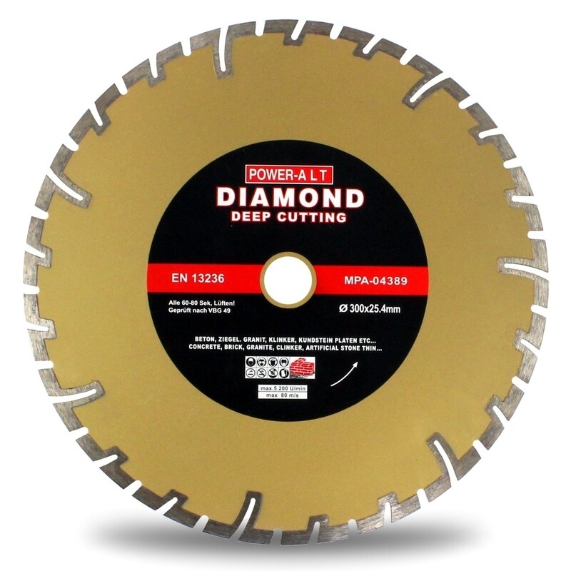 Diamond deel cutting disc 300mm
