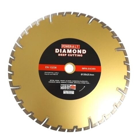Diamond deep cutting disc 350mm