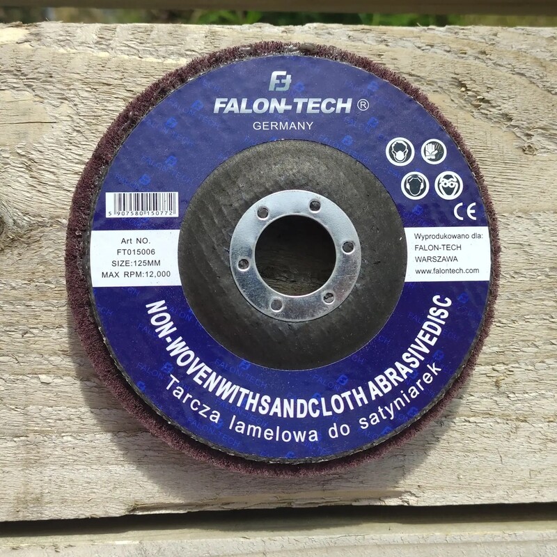 Satin abrasive disc 125mm (5&#39;)