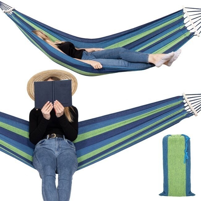 Hammock 200x80 (cm)-wood bar