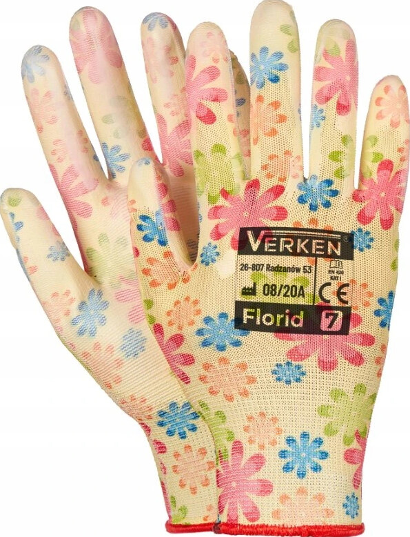 Garden gloves 5 pairs size 8