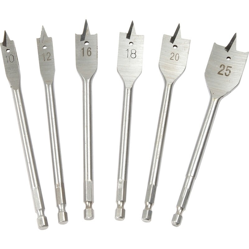 Wood flar drill bits