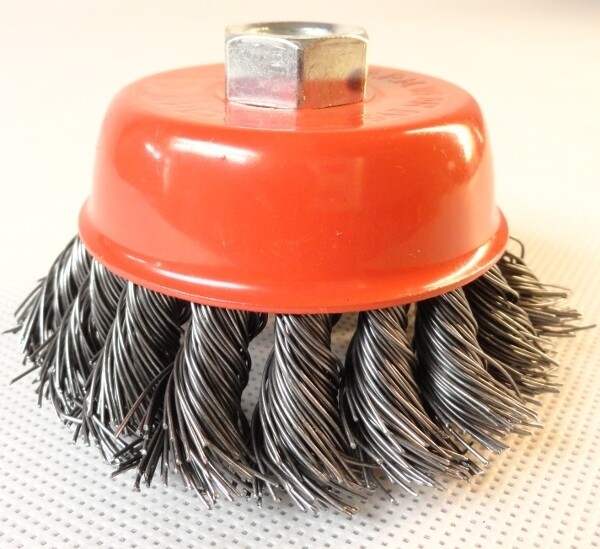 Knot wire cup brush 75mm