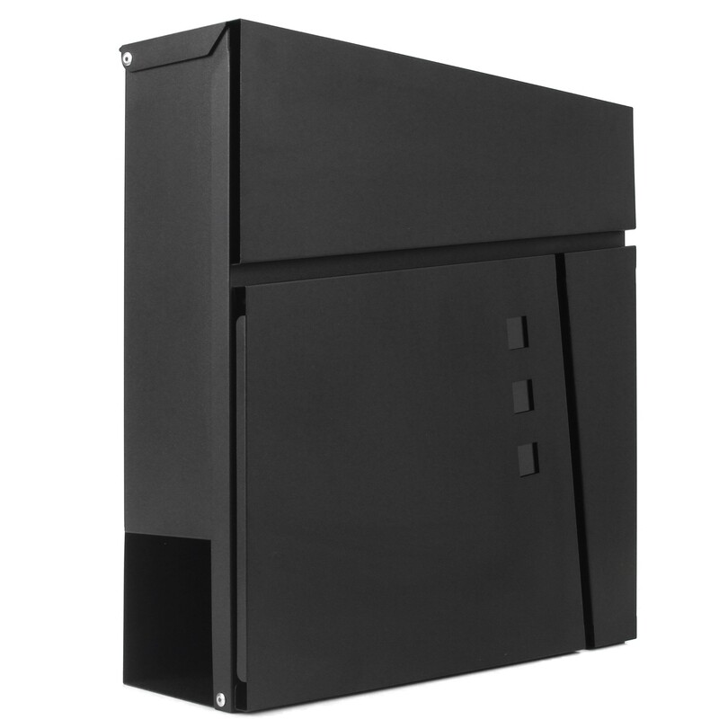 Galvanized steel letter box mb80