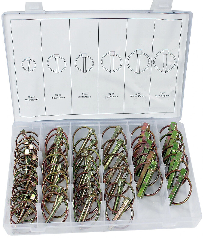 lynch pin assortment 50pcs
