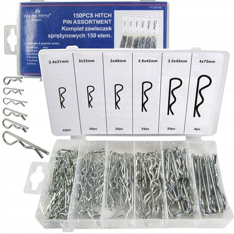 hitch pin assortment 150pcs