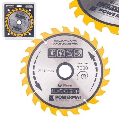 wood cutting disc 210mm 24t