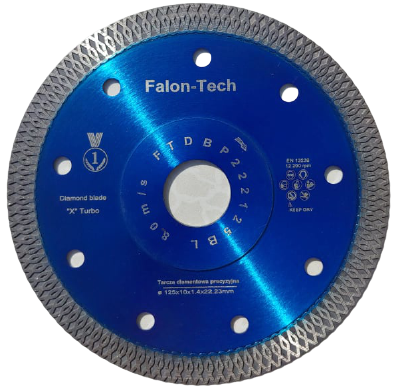 Diamond cutting disc tiles, gres precision 125mm